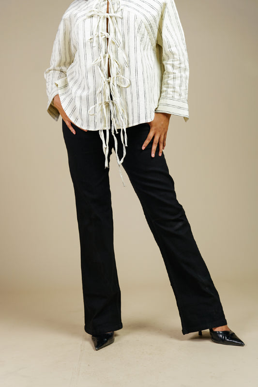 Steple Black Bootcut Jeans